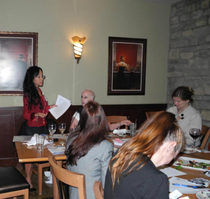 Untitled Nicky Dare the President for NAPW National Association of Professional Women for Santa Clarita chapter speaking for women monthly dinner meeting