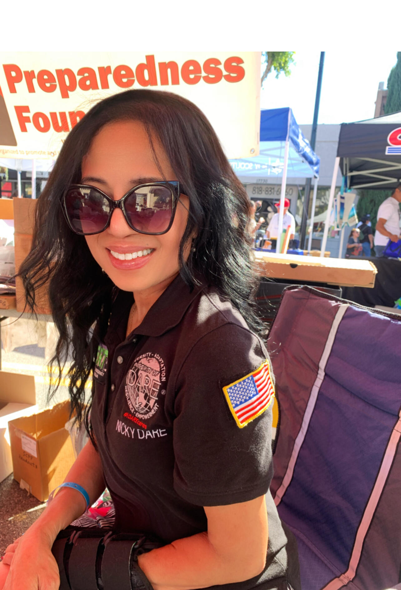 Untitled Emergency Preparedness community annual fair in San Fernando Valley, LA county participated by Nicky Dare the founder of iDARE
